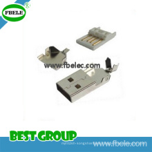 USB/a Plug/Solder/for Cable Ass′y/Short Type USB Connector Fbusba1-107